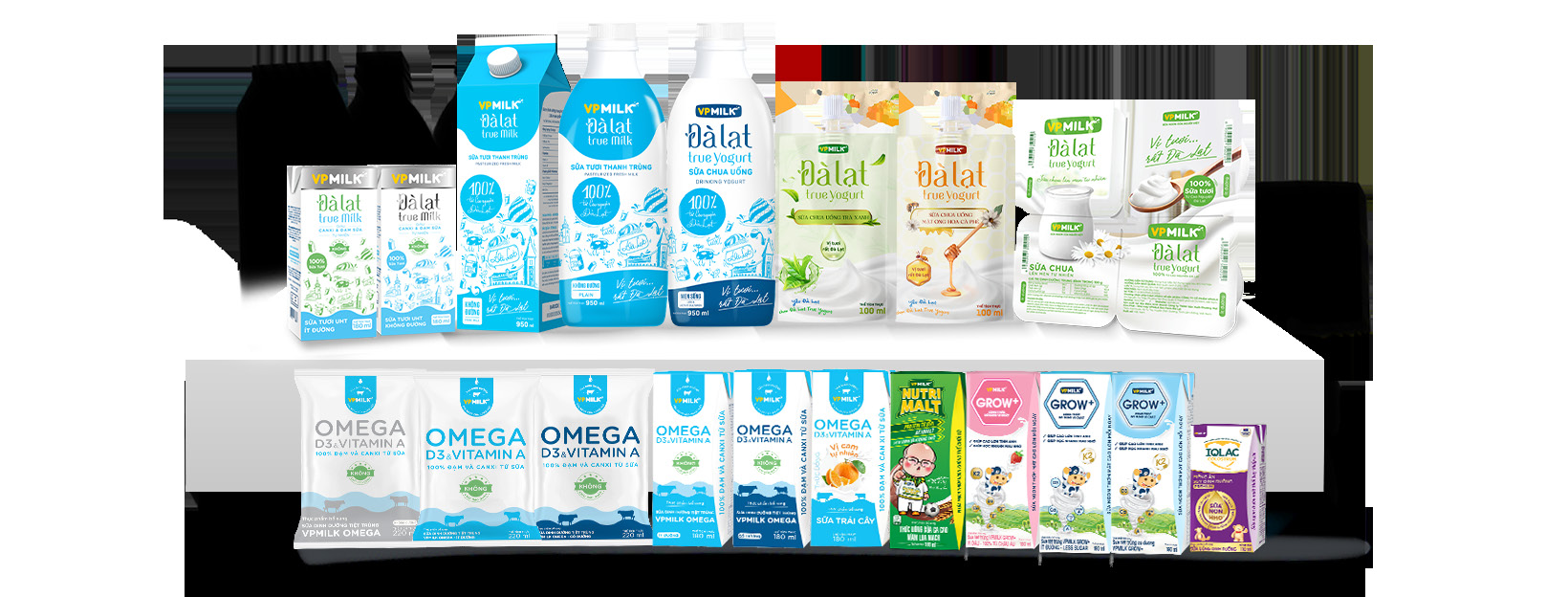 Trọn bộ sản phẩm VPMilk