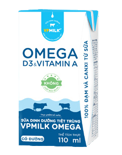 VPMilk Omega Có đường - hộp