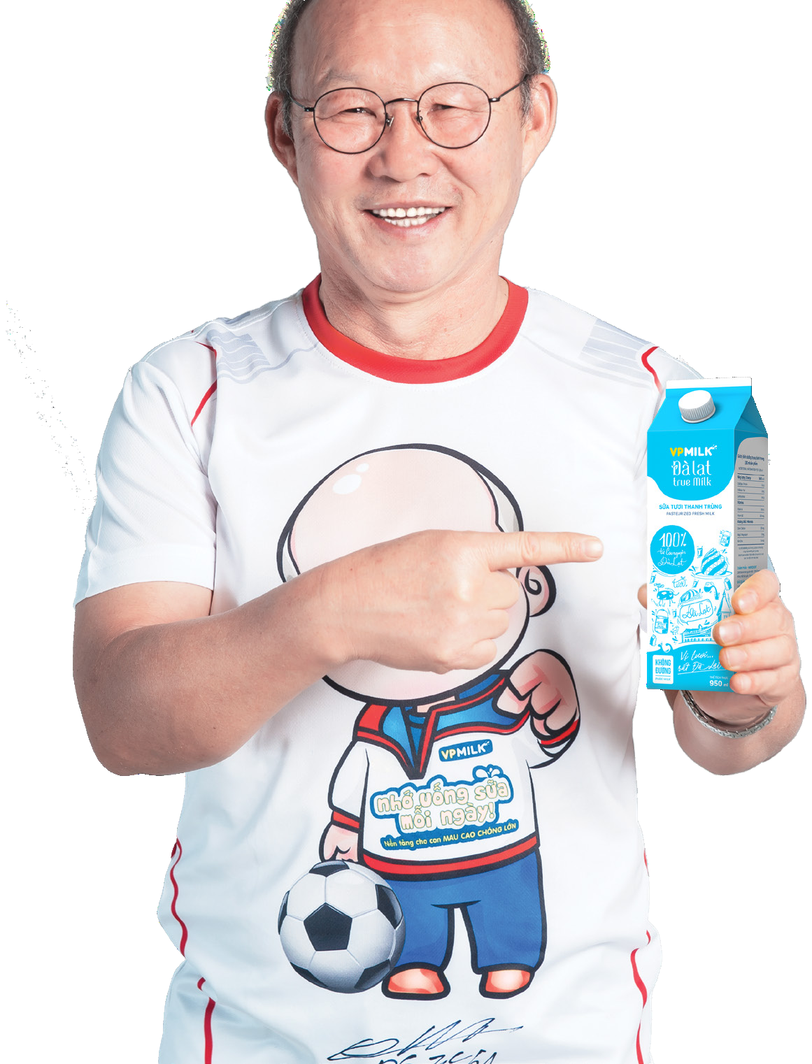 Đại sứ thương hiệu VPMilk - HLV Park Hang Seo